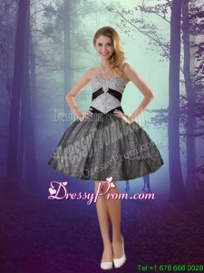 2016 Wonderful Sweetheart Appliques Dama Dresses with Mini Length