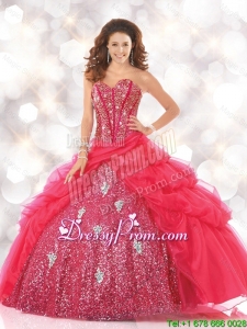 Sturning Sweetheart Sweet 16 Dresses with Sequins and Beading for 2016