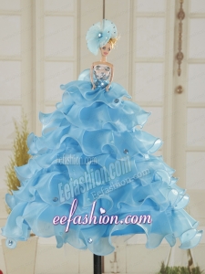 Lace High Low Short Sleeves Dama Dress with One Shoulder