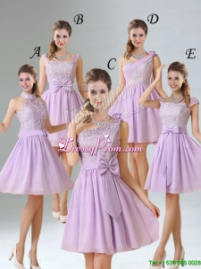 2015 Brand New Style A Line Chiffon Bridesmaid Dress