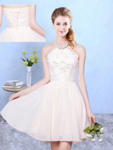Dynamic Sleeveless Lace Lace Up Dama Dress