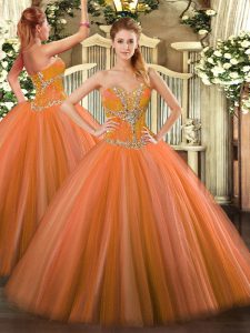 Inexpensive Sleeveless Lace Up Floor Length Beading Quinceanera Dresses