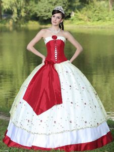 Strapless Handkerchief Dress For Quinceaneras In New York