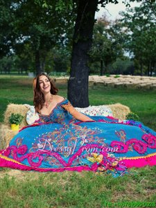 Comfortable Sleeveless Lace Up Floor Length Beading and Embroidery Sweet 16 Dress